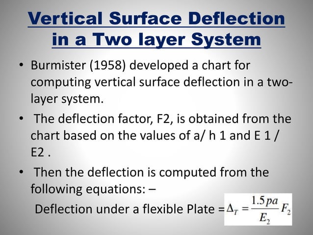 Burmister 2 layer | PPT