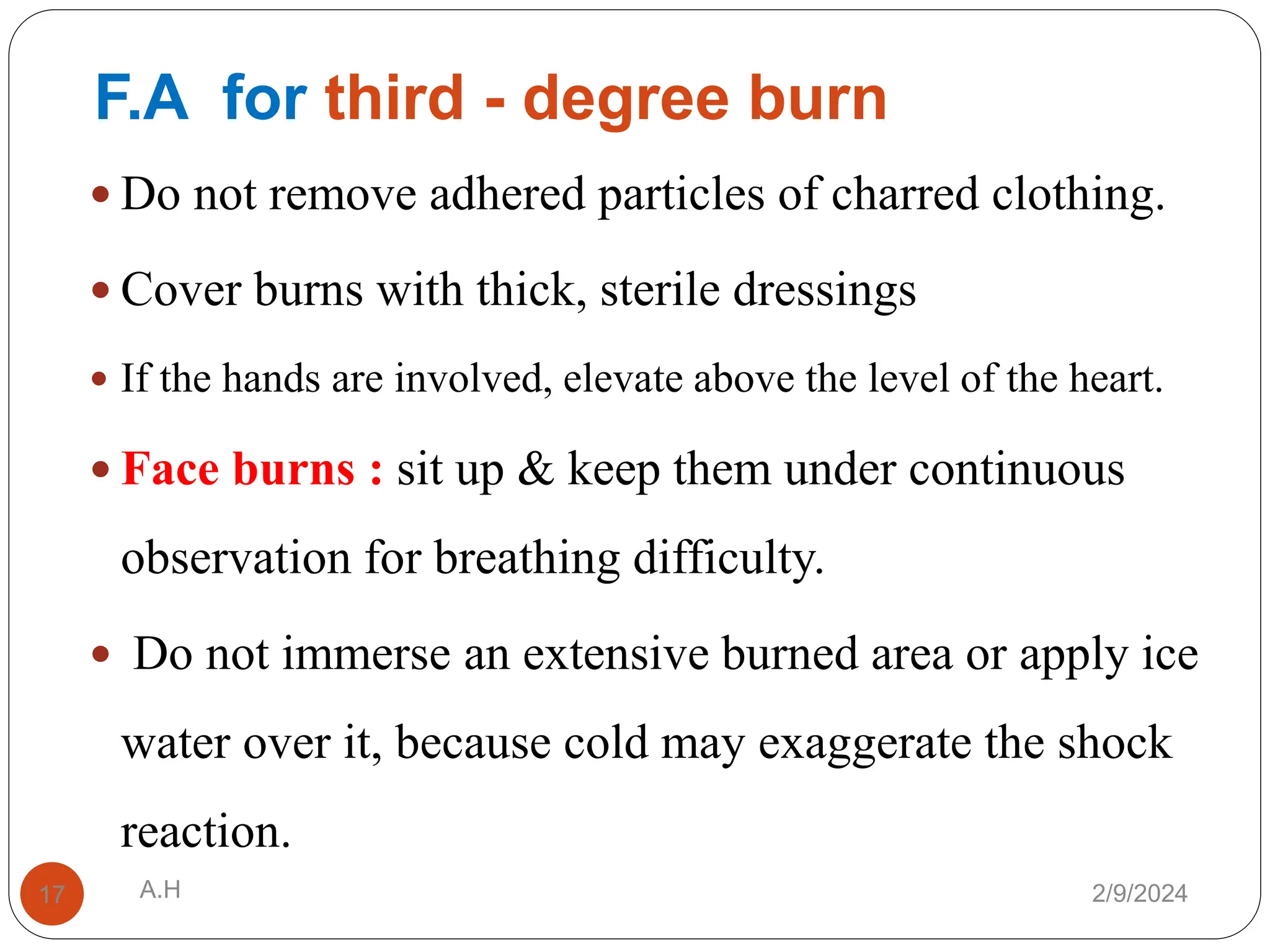 Burn.pptx for first aid student of nursing | PPTX