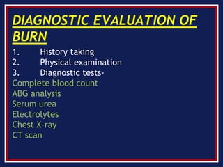 Burn pdf types of burn cause of burn burn | PDF