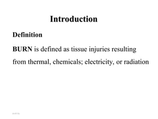 Comprehensive Overview of Burn Injuries: Classification, Management ...