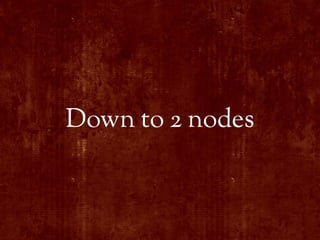 Down to 2 nodes
 