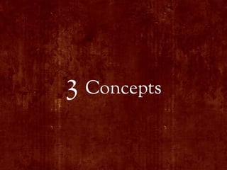 3 Concepts
 
