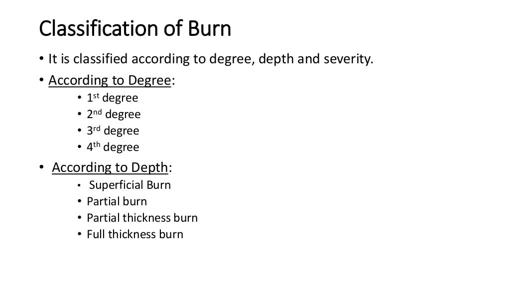Burn first aid ppt