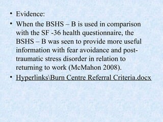 Bshs Questionnaire.pdf Burn and burn_rehabilitation | PDF