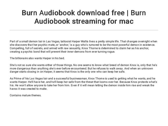 Free Audio Burning Software Mac