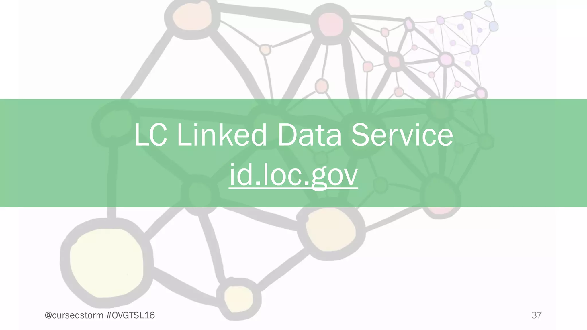 37@cursedstorm #OVGTSL16
LC Linked Data Service
id.loc.gov
 