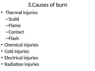 BURN by kng KYR-1.ppt,degrees of burning,classification of burns | PPT