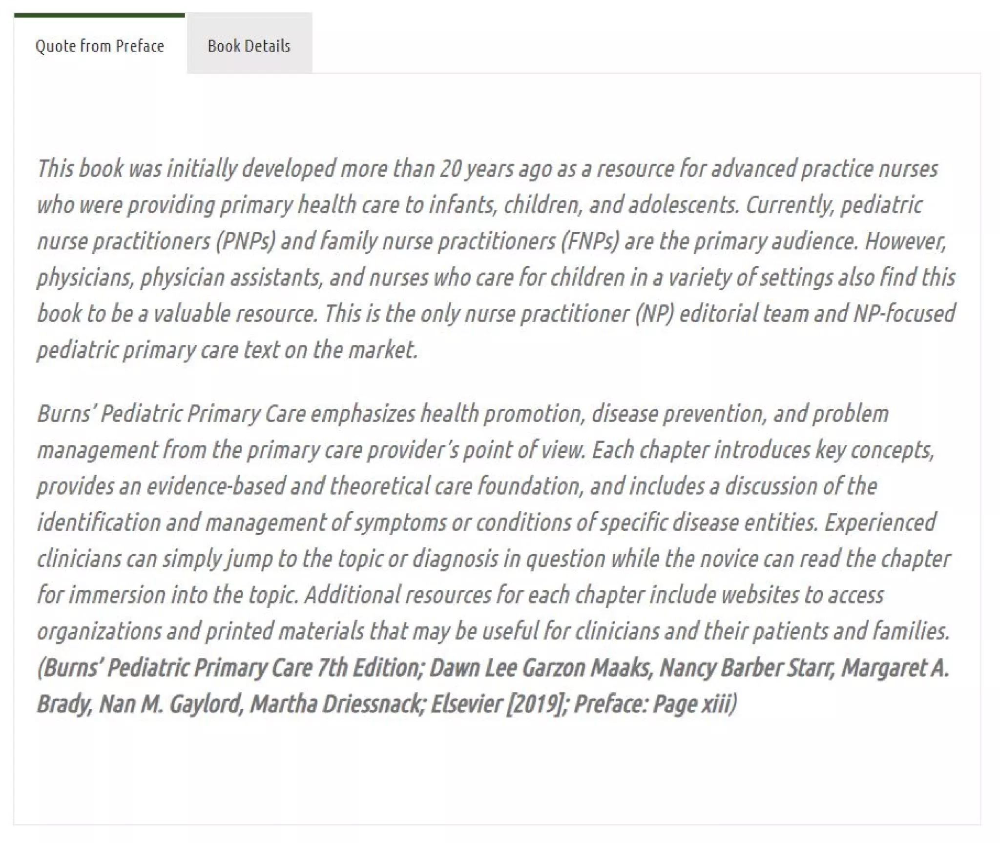 Burns’ Pediatric Primary Care 7th Edition PDF PDF