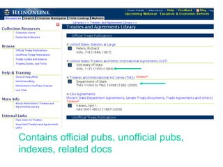 Contains official pubs, unofficial pubs,
indexes, related docs
 