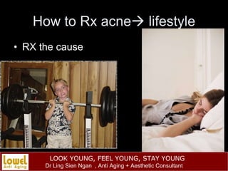 How to Rx acne   lifestyle <ul><li>RX the cause </li></ul>