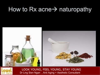 How to Rx acne   naturopathy 