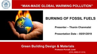 Burning of fossil fuels | PPTX