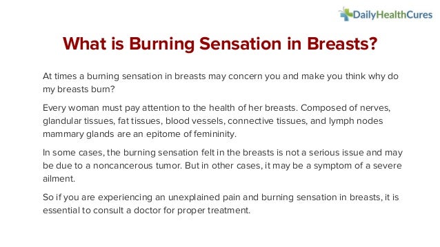 Burning Sensation in Breasts: 12 Possible Causes and Home Remedies