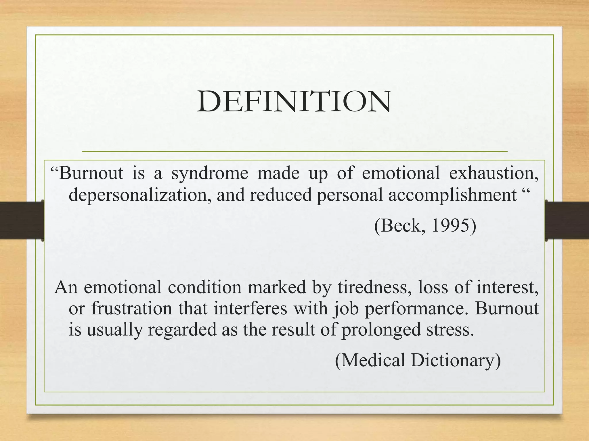Burnout syndrome in CCU