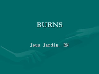 BURNS Jeus Jardin, RN 