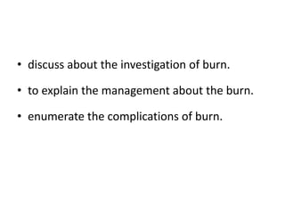 Burns in children