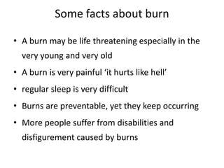 Burns in children