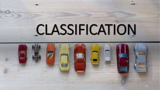 CLASSIFICATION
11
 