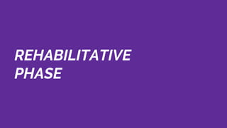 REHABILITATIVE
PHASE
 