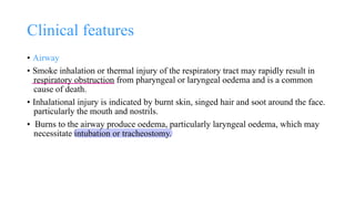 Burn and dregree, types,management,investigation | PDF