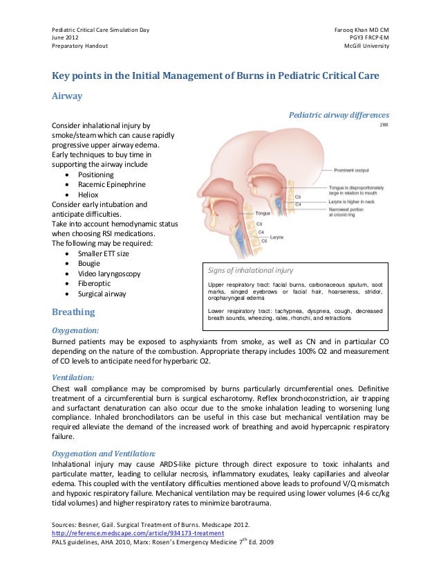 Pediatric Burns Handout