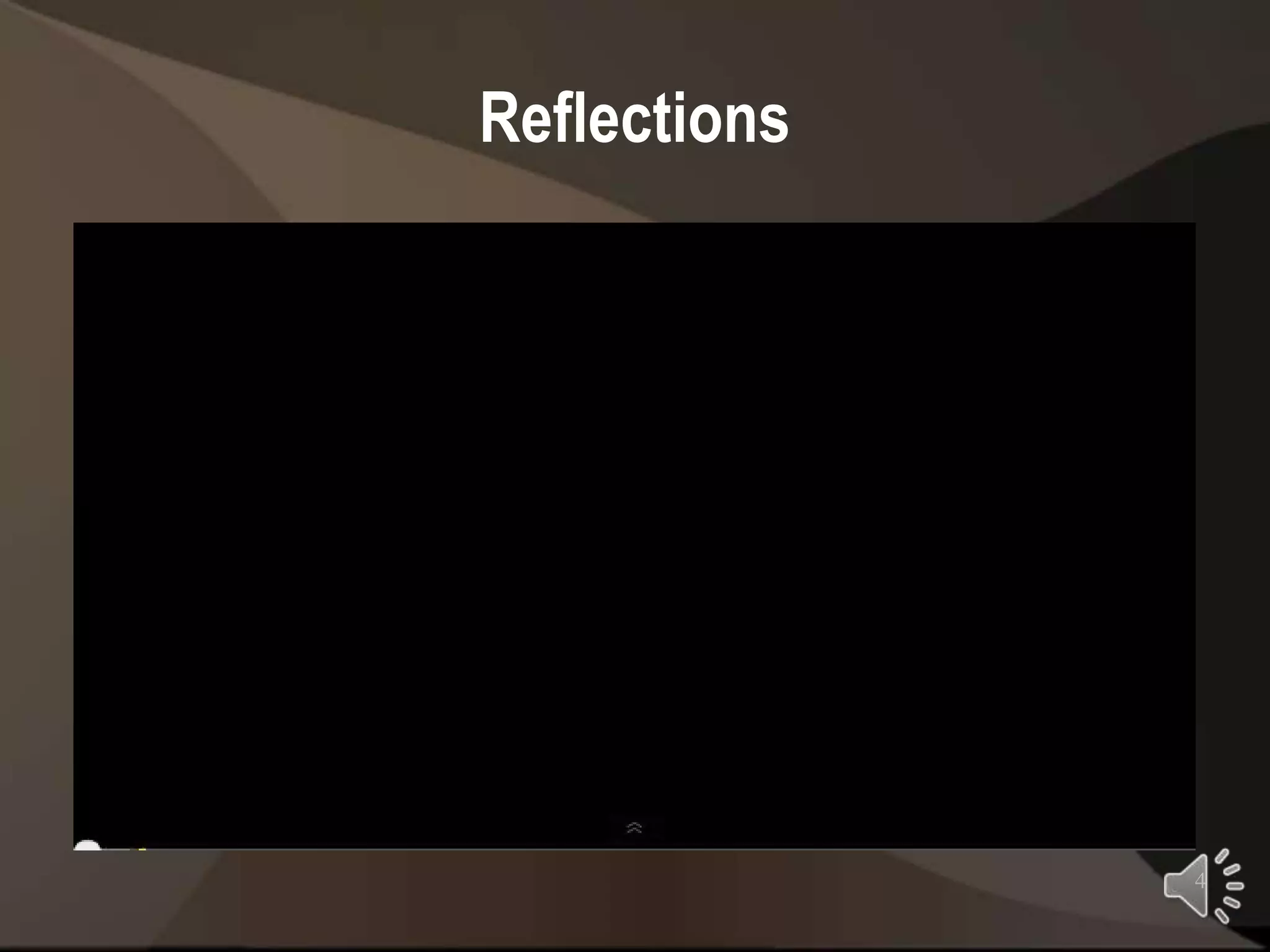 Reflections




              4
 