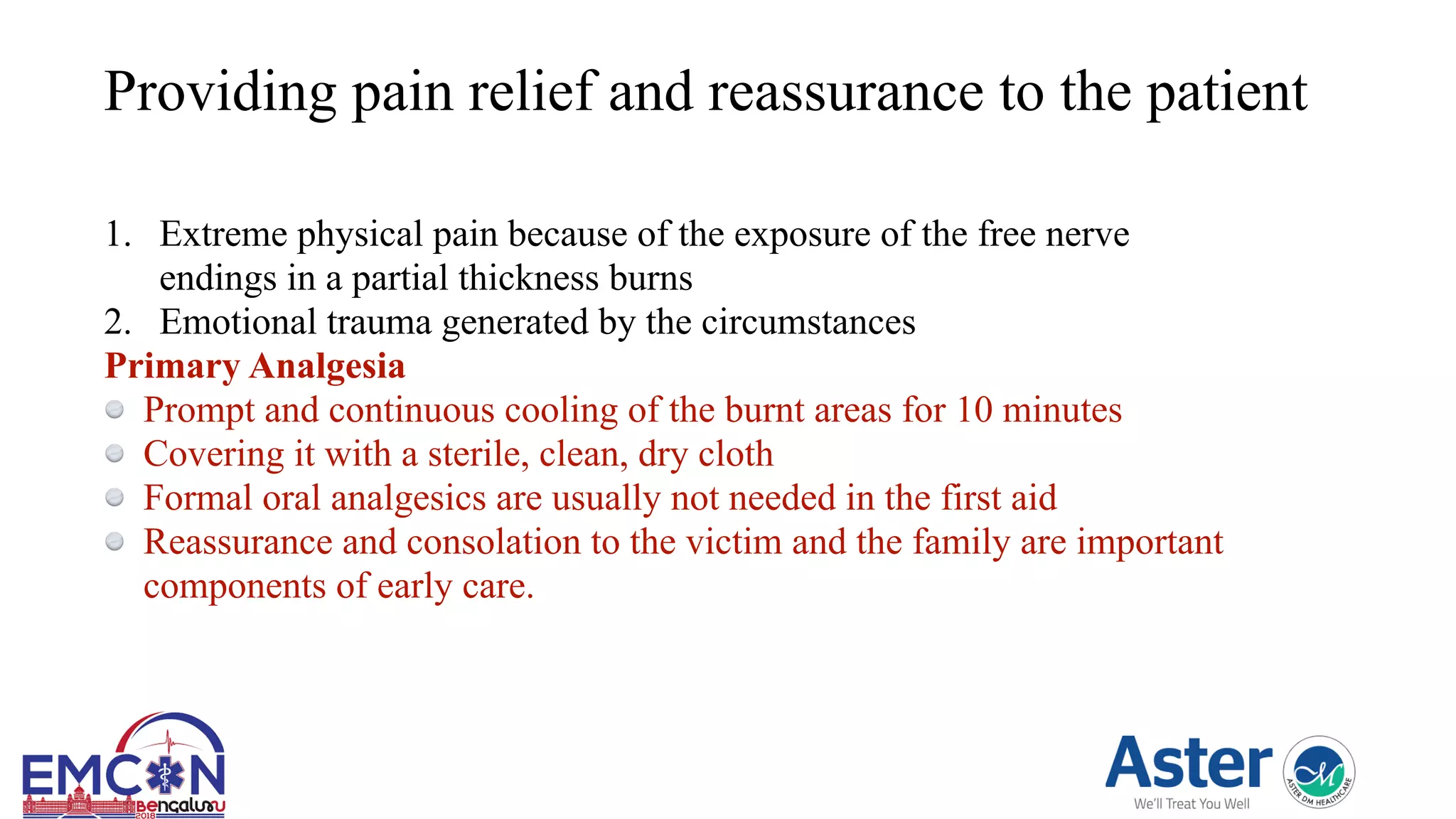 Burns : pre hospital care | PDF