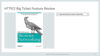 Copyright © 2015, Oracle and/or its affiliates. All rights reserved. | 36
HTTP/2 Big Ticket Feature Review
 