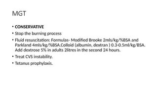Comprehensive Tutorial on Burns: Causes, Classification, and Management ...