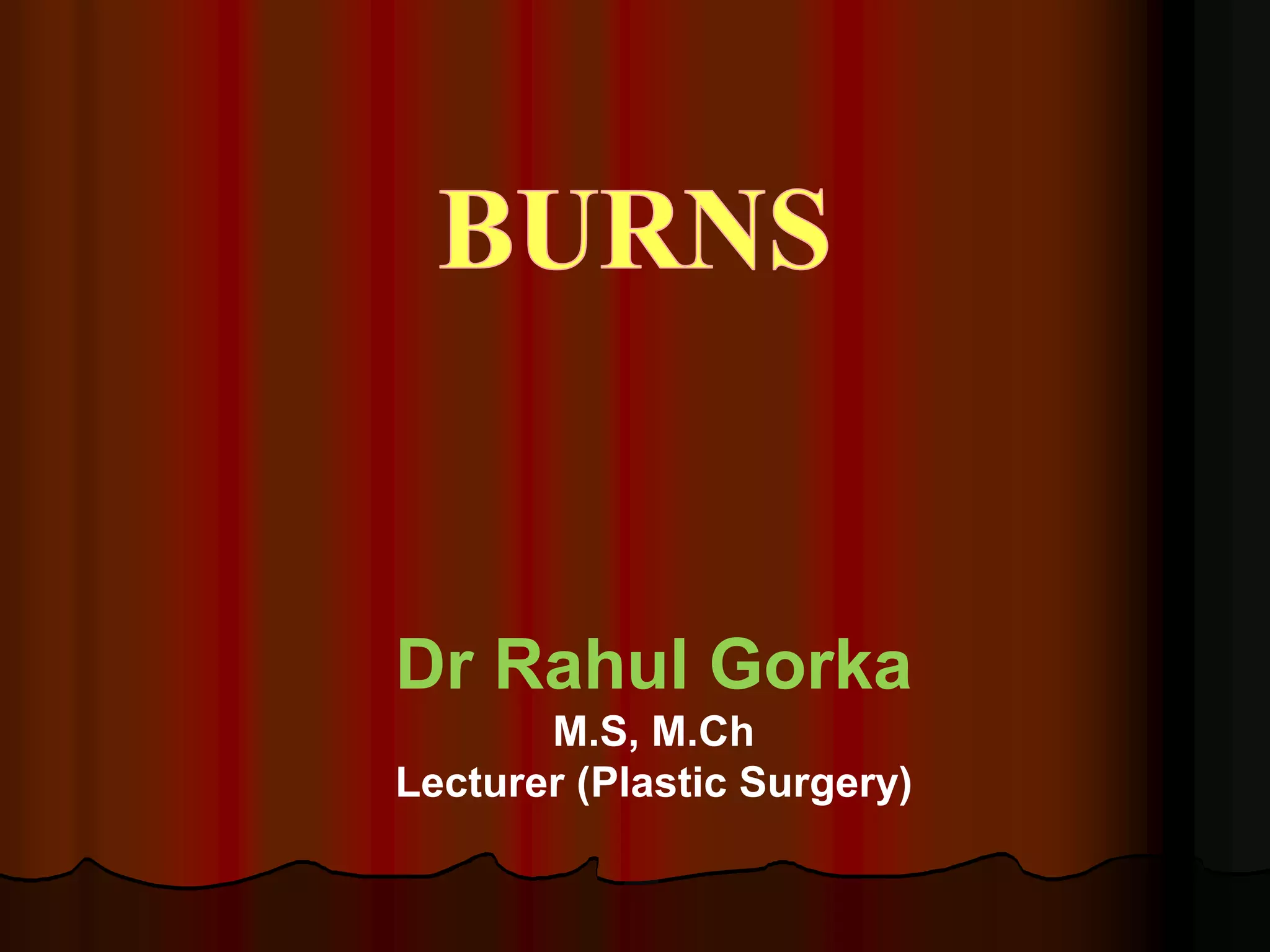 Dr Rahul Gorka
M.S, M.Ch
Lecturer (Plastic Surgery)
 