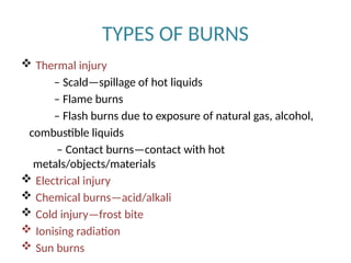 Comprehensive Pathophysiology and Classification of Burns | PPTX