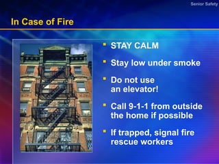 Fire and Burn Safety for Older Adults PPT | PPT