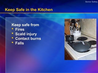 Fire and Burn Safety for Older Adults PPT | PPT