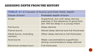 ASSESSING DEPTH FROM THE HISTORY
 