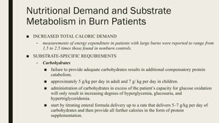 Burns nutrition approach management .pptx