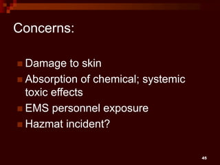 Toxic Damage Burns ppt | PPT