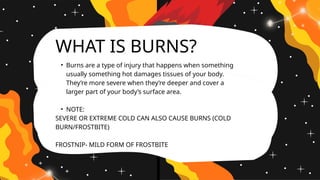 Forstbite Form BURNS management powerpoint presentation | PPTX