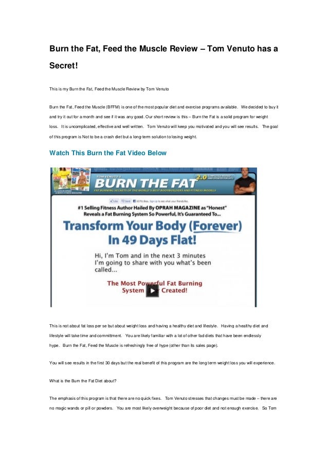 Burn the fat feed the muscle new edition