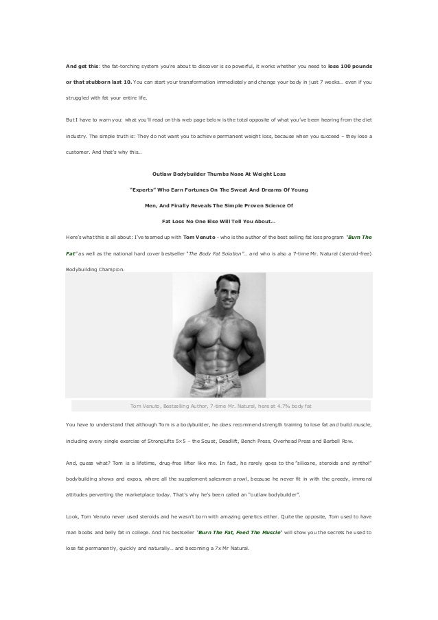 Burn fat feed muscle inner circle