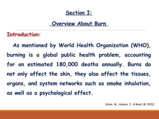 Burn Wound Management h2266995559999595999995959599 | PPTX