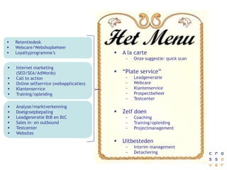 Wat is nodig?Regie op het klantproces