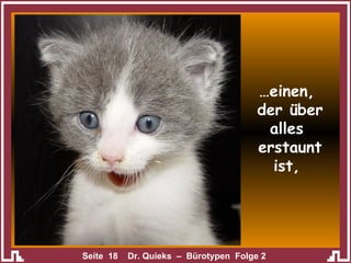 … einen,  der über alles  erstaunt ist, 