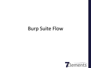 Burp Suite Flow
 