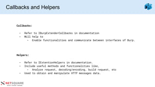 Burp Suite Extension Development | PPTX