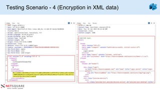 Testing Scenario - 4 (Encryption in XML data)
 