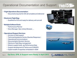 An Update on Airbus Military Training Programs, May 2013 | PDF