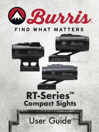 Instruction Manual | Burris RT Red Dot Sights | Optics Trade | PDF