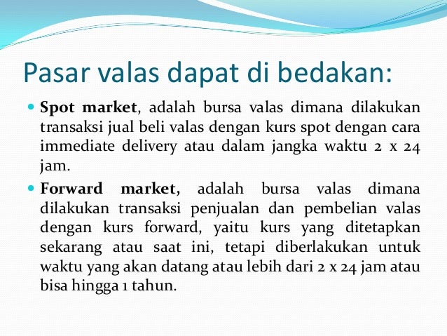 Forward forex contract adalah