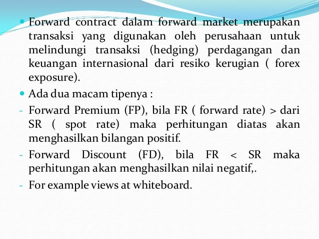 Resiko yang timbul dalam transaksi forex