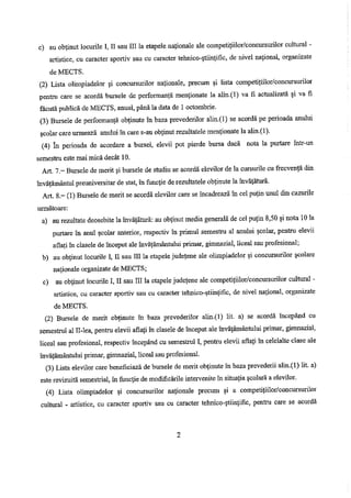 Burse an scolar 2017 2018 